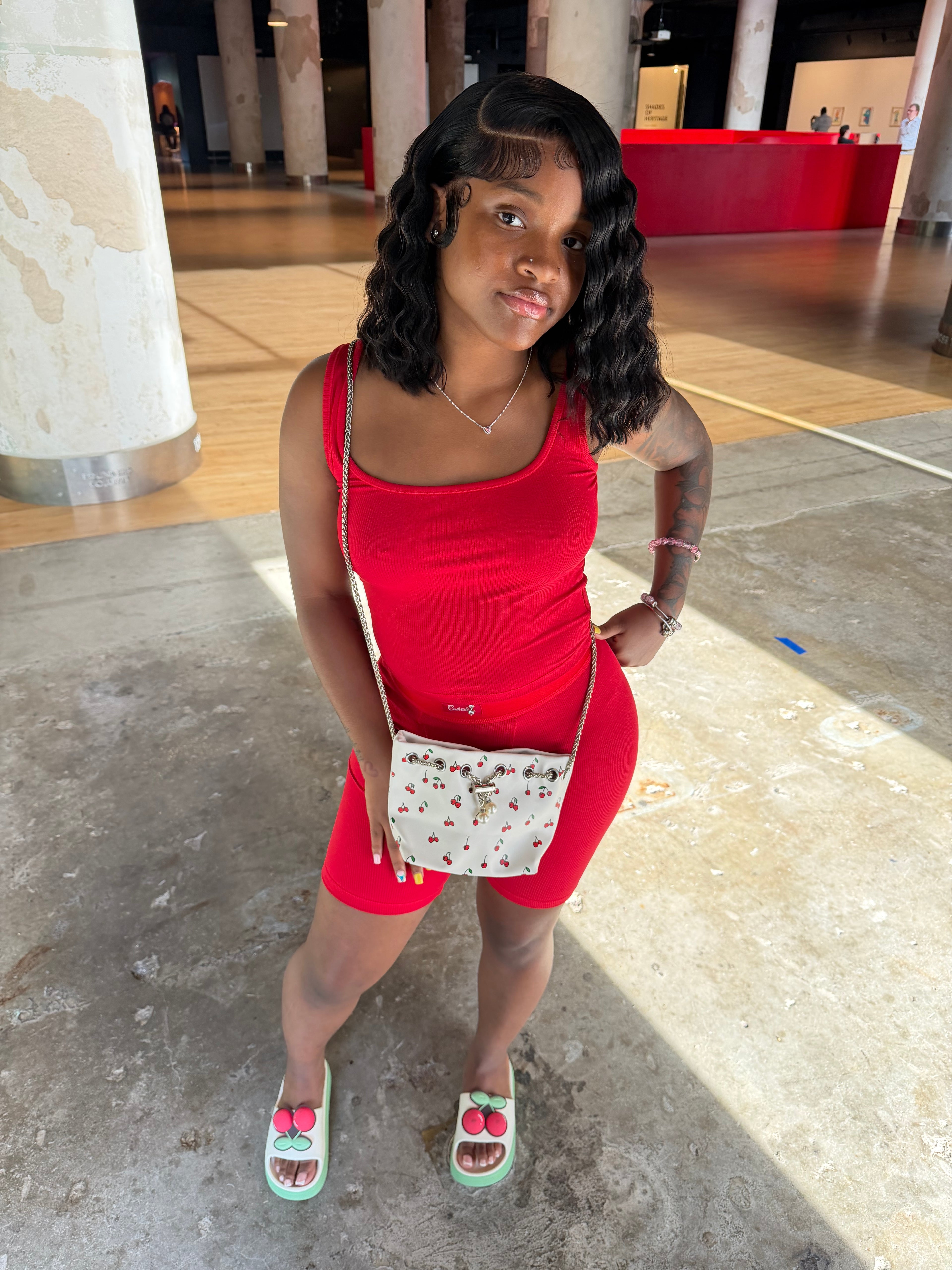 Cashrule Red Short Tank Set