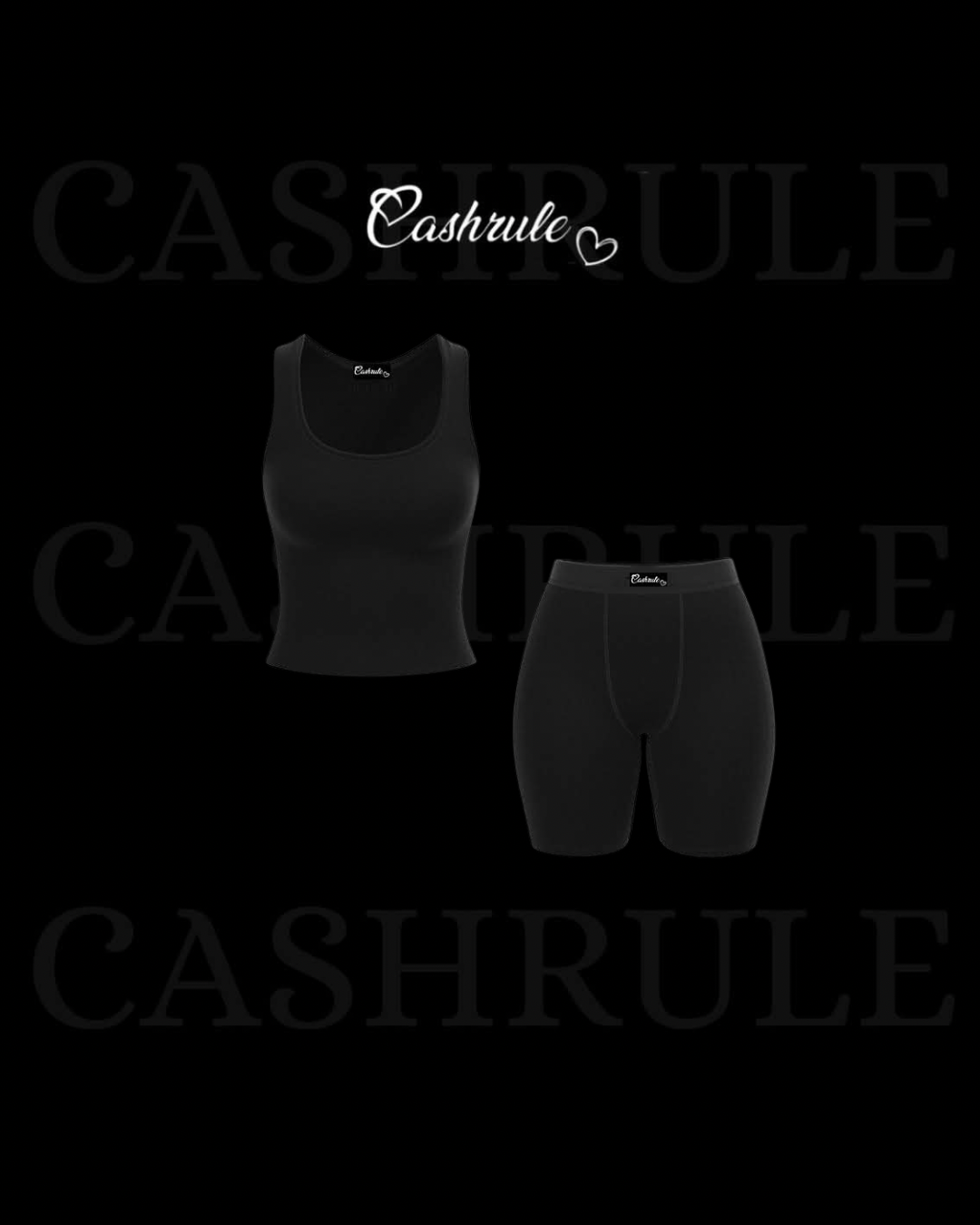 Cashrule Midnight Short Tank Set